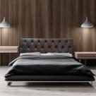 Cabeceira Casal Luna Marrom 140 X 60 Rbl