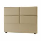Cabeceira Casal Megan 140 CM Suede Cappucino - D A Decor
