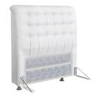 Cabeceira Casal Queen 160cm Ana Para Cama Box Napa Branco - DS Estofados