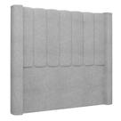 Cabeceira Casal Queen Cama Box 160cm Claire I02 Bouclê Cinza - Mpozenato