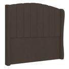 Cabeceira Casal Queen Cama Box 160cm Glenda I02 Veludo Marrom - Mpozenato