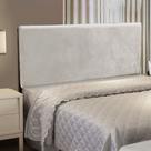 Cabeceira Casal Queen Cama Box 160cm Painel Clean Suede M11 - D'Rossi