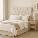 Cabeceira Casal Queen de Cama Box Estofada Eliana 160 cm Veludo