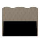 Cabeceira Casal Queen Estofada para Cama Box Verona Veludo Capuccino