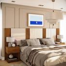 Cabeceira Casal Queen/King com 2 Mesas Laterais Sleep Movelove Painel para Cama Completo Cabeceira Casal Queen/King com 2 Mesas Laterais Sleep Movelove Painel para Cama Completo