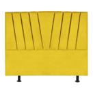 Cabeceira Casal Queen Size Cama Estofada 160 cm Emma Suede