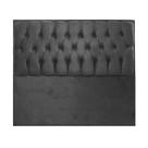 Cabeceira Casal Sevilha 140cm - Veludo Cinza 05 Cabeceira Casal Sevilha 140cm - Veludo Cinza 05