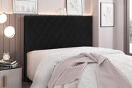 Cabeceira Casal Suede 140Cm Esmeralda
