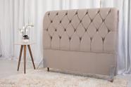 Cabeceira casal tecido veludão 1,38 Bege Cabeceira casal tecido veludão 1,38 Bege