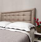 Cabeceira Casal Veneza Luxo 10 Linho Bege 140 X 120 cm RBL