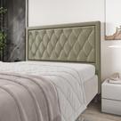 Cabeceira Centaurus 195 Para Cama King Sued Capuccino Aradecor Cabeceira Centaurus 195 Para Cama King Sued Capuccino Aradecor