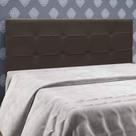 Cabeceira Clean Suede Marrom 160CM - FRI Varejo
