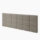 Cabeceira de Cama Bia para cama Box Casal - Quadriculada Estofada 1,60 - Palha