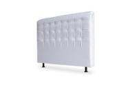 Cabeceira De Cama Box Ana Solteiro 90cm X 118cm Couro Branco Mz Decor Cabeceira De Cama Box Ana Solteiro 90cm X 118cm Couro Branco Mz Decor