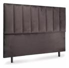 Cabeceira de Cama Box Carla Casal Queen 160 cm Suede Marrom - Do Lar Móveis e Decoração