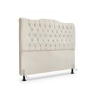 Cabeceira de Cama Box Casal 140 cm Dunas - Veludo Bege