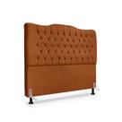 Cabeceira de Cama Box Casal 140 cm Dunas - Veludo Terra Cota Cabeceira de Cama Box Casal 140 cm Dunas - Veludo Terra Cota