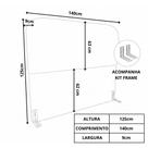 Cabeceira de Cama Box Casal 140cm Orgânica Terra Cota - Veludo Cabeceira de Cama Box Casal 140cm Orgânica Terra Cota - Veludo