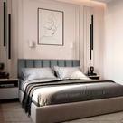 Cabeceira de Cama Box Casal Estofada Modulada 1 Módulo 45x20CM