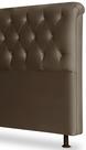Cabeceira De Cama Box Emilia Queen 160cm X 118cm Suede Marrom Ms Decor