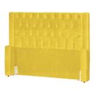 Cabeceira de Cama Box Estofada 140 cm Casal Emma Suede