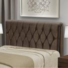 Cabeceira de Cama Box Queen 160 cm Capitone Istambul Dobuê - Marrom