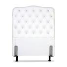 Cabeceira de Cama Box Solteiro 110 cm larg. Dunas Larhome Branco