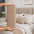 cabeceira de cama box solteiro Modulada Painel 100x45cm suede autocolante cabeceira de cama box solteiro Modulada Painel 100x45cm suede autocolante