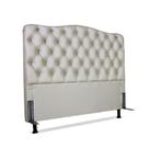 Cabeceira De Cama Box Viúva 128 cm Dunas Larhome Bege Cabeceira De Cama Box Viúva 128 cm Dunas Larhome Bege
