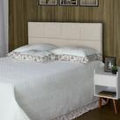Cabeceira de Cama Box Viúva 128 cm Marjorie Inspire House Linho Off White Cabeceira de Cama Box Viúva 128 cm Marjorie Inspire House Linho Off White