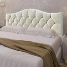 Cabeceira De Cama Casal Capitone Provençal Suede Areia 120 Cm Altura RBL