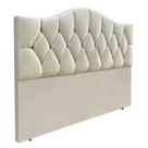 Cabeceira De Cama Casal Capitone Provençal Suede Areia 120 Cm Altura RBL