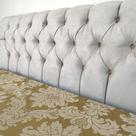 Cabeceira de Cama Casal Convencional em Sued Bege - 140cm