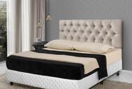 CABECEIRA DE CAMA EM CAPITONÊ BEGE 1,40cm