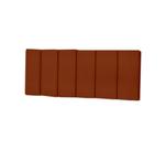 Cabeceira de Cama Estofada / Almofadada Cama Box Queen 1,60 x 55 Painel Dubai Laranja Cabeceira de Cama Estofada / Almofadada Cama Box Queen 1,60 x 55 Painel Dubai Laranja