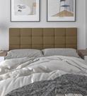 Cabeceira de Cama Estofada Cama de Casal Bia Requinte Luxo Wood Calipha Intense Classic 1,40 Bege