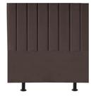 Cabeceira De Cama Solteiro Box 100 Cm Paolla Suede marrom Cabeceira De Cama Solteiro Box 100 Cm Paolla Suede marrom
