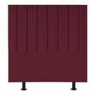 Cabeceira De Cama Solteiro Box 90 Cm Karla Carla Suede Bordô