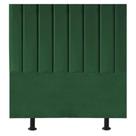 Cabeceira De Cama Solteiro Box 90 Cm Karla Carla Suede Verde Musgo