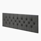 Cabeceira de Cama Sophia para cama Box Casal - Capitonê 1,60 - Cinza