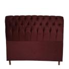 Cabeceira de Casal 140cm Viena MDP - Vinho 09 Cabeceira de Casal 140cm Viena MDP - Vinho 09