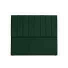 Cabeceira de Casal Dalia 140 cm Suede Verde Com Frame