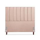 Cabeceira De Casal Queen Carla 160 cm Com Frame Linho Rose Cabeceira De Casal Queen Carla 160 cm Com Frame Linho Rose