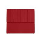 Cabeceira de Casal Queen Dalia 160 cm Suede Vermelho Com Frame