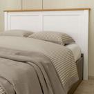 Cabeceira de Madeira Maciça Para Cama Queen Mazzaro F06 Branco Freijó - Lyam Decor