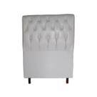 Cabeceira de Solteiro 90cm Viena MDP - material sintético Branco 11 Cabeceira de Solteiro 90cm Viena MDP - material sintético Branco 11