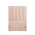 Cabeceira de Solteiro Dalia 90 cm Linho Rosa Com Frame