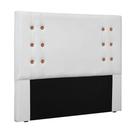 Cabeceira Decorativa King Size 1,95M Kors PU Branco G63 - Gran Belo Cabeceira Decorativa King Size 1,95M Kors PU Branco G63 - Gran Belo