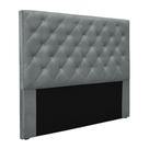 Cabeceira Decorativa King Size 1,95M Tàzio Veludo Cinza G63 - Gran Belo Cabeceira Decorativa King Size 1,95M Tàzio Veludo Cinza G63 - Gran Belo