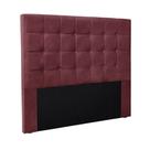 Cabeceira Decorativa King Size 1,95M Tropea Veludo Vinho G63 - Gran Belo